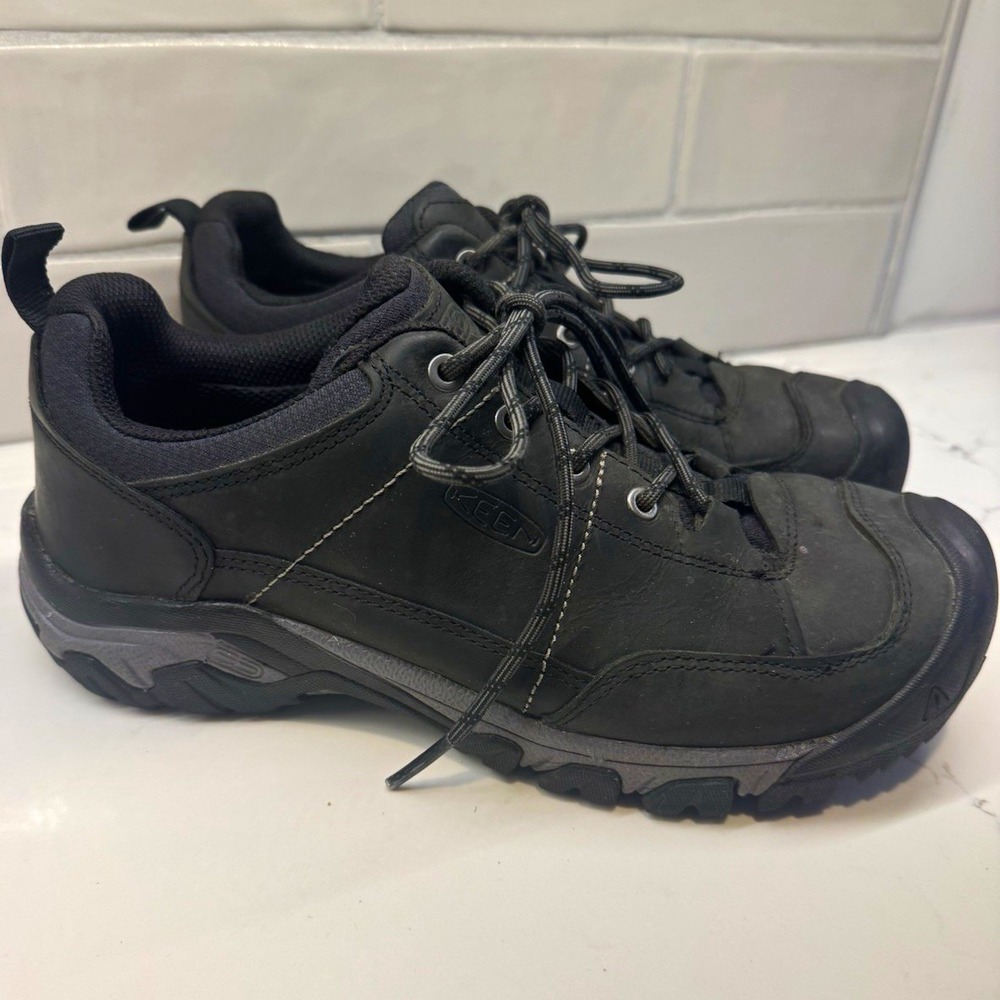 KEEN Men's Black Hiking Boots Shoes US 8.5 Medium Width MPN 1022512